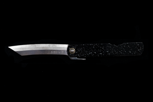 Folding Knife - Black Watersplash Handle