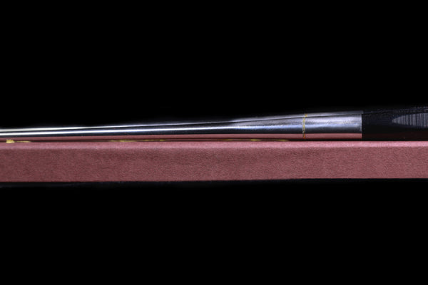 Titanium Moribashi - 165mm 6-sided Black Pakkawood