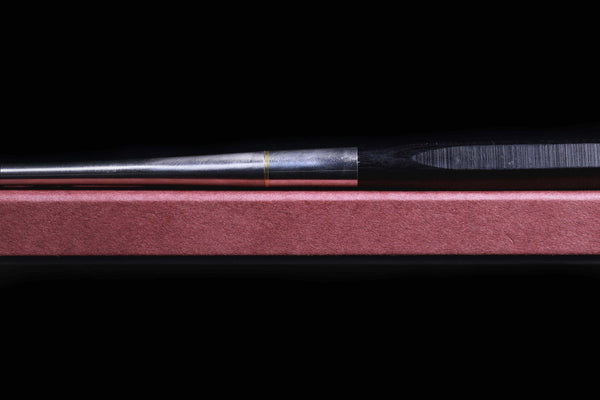 Stainless Steel Moribashi - 165mm 6-Sided Black Pakkawood