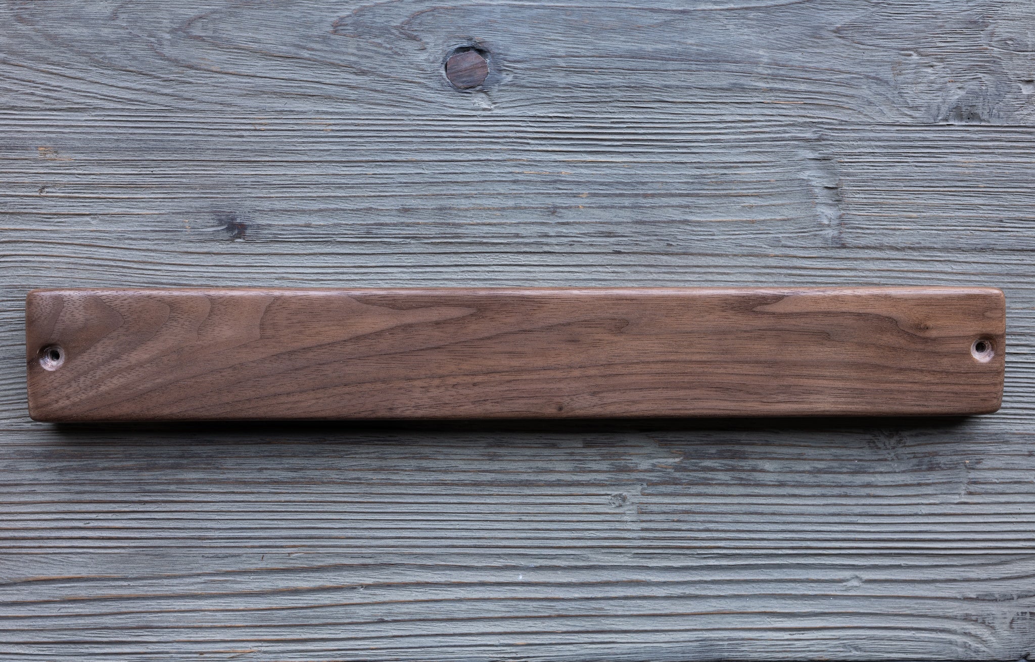 Magnetic Knife Strip: Walnut 18"