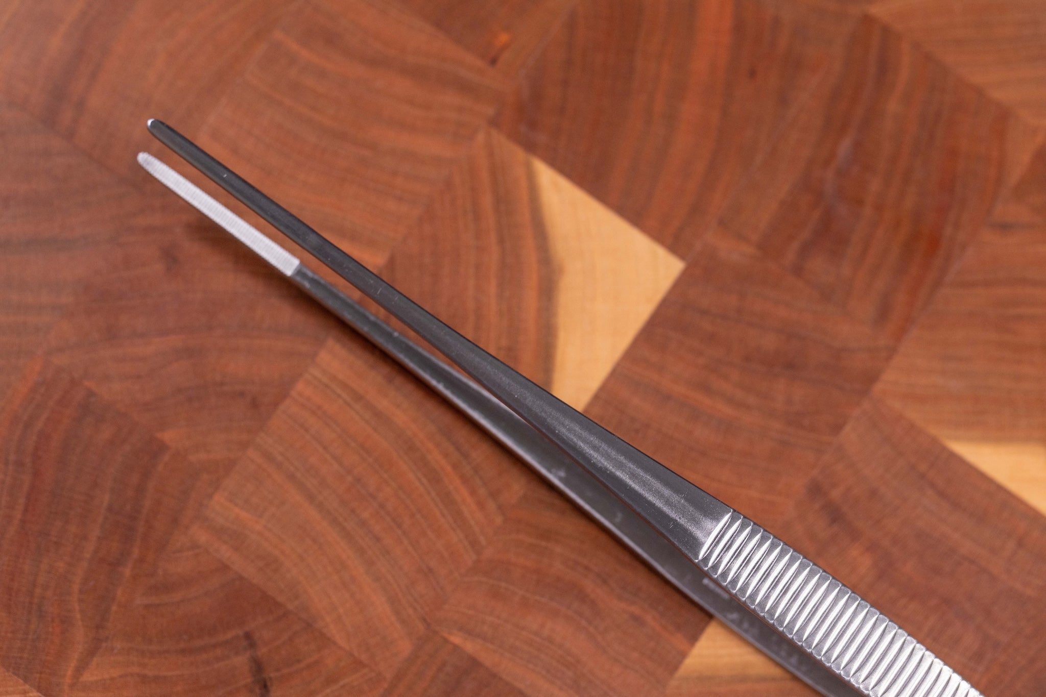 Straight Plating Tweezers - 300mm Stainless