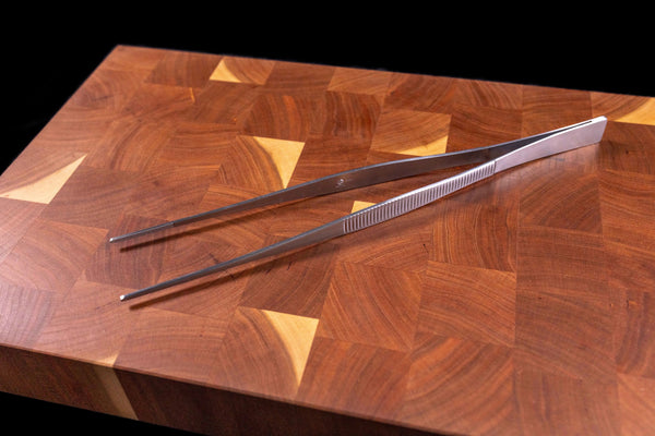 Straight Plating Tweezers - 300mm Stainless