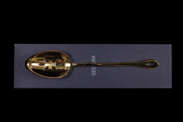 Gestura 00 Gold Slotted Spoon