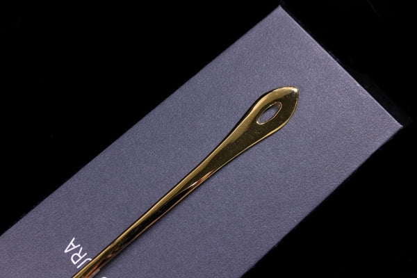 Gestura 00 Gold Slotted Spoon