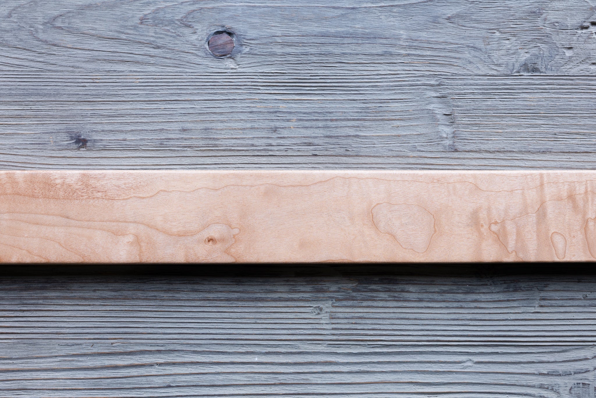 Magnetic Knife Strip: Quilted Maple 24"