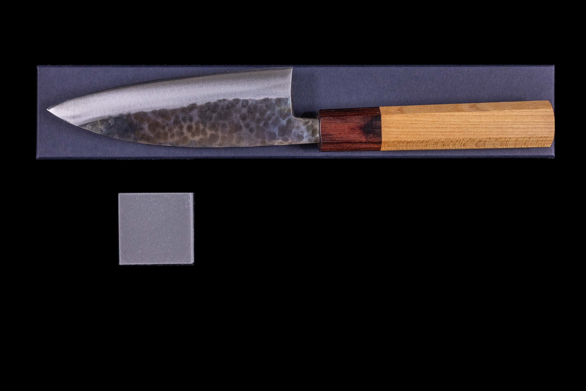 Gesshin Magomitsu Shinbu 120mm Blue #2 Kurouchi Ikasaki