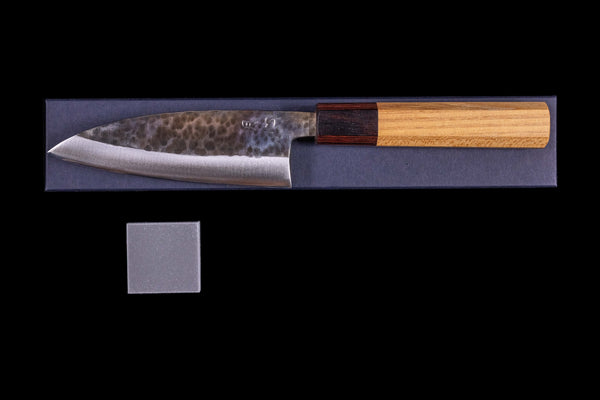 Gesshin Magomitsu Shinbu 120mm Blue #2 Kurouchi Ikasaki