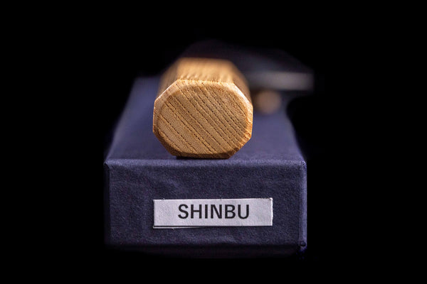 Gesshin Magomitsu Shinbu 120mm Blue #2 Kurouchi Ikasaki