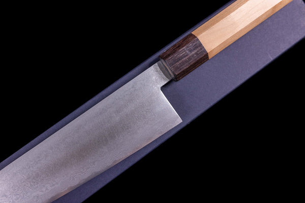 Gesshin Magomitsu 165mm Damascus Santoku
