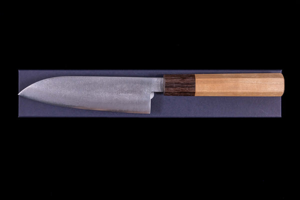 Gesshin Magomitsu 130mm Damascus Santoku