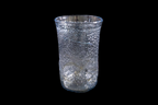Silver Flake Octagonal Long Glass