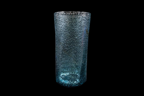 Silver Flake Long Glass (Michinoku Blue Color)