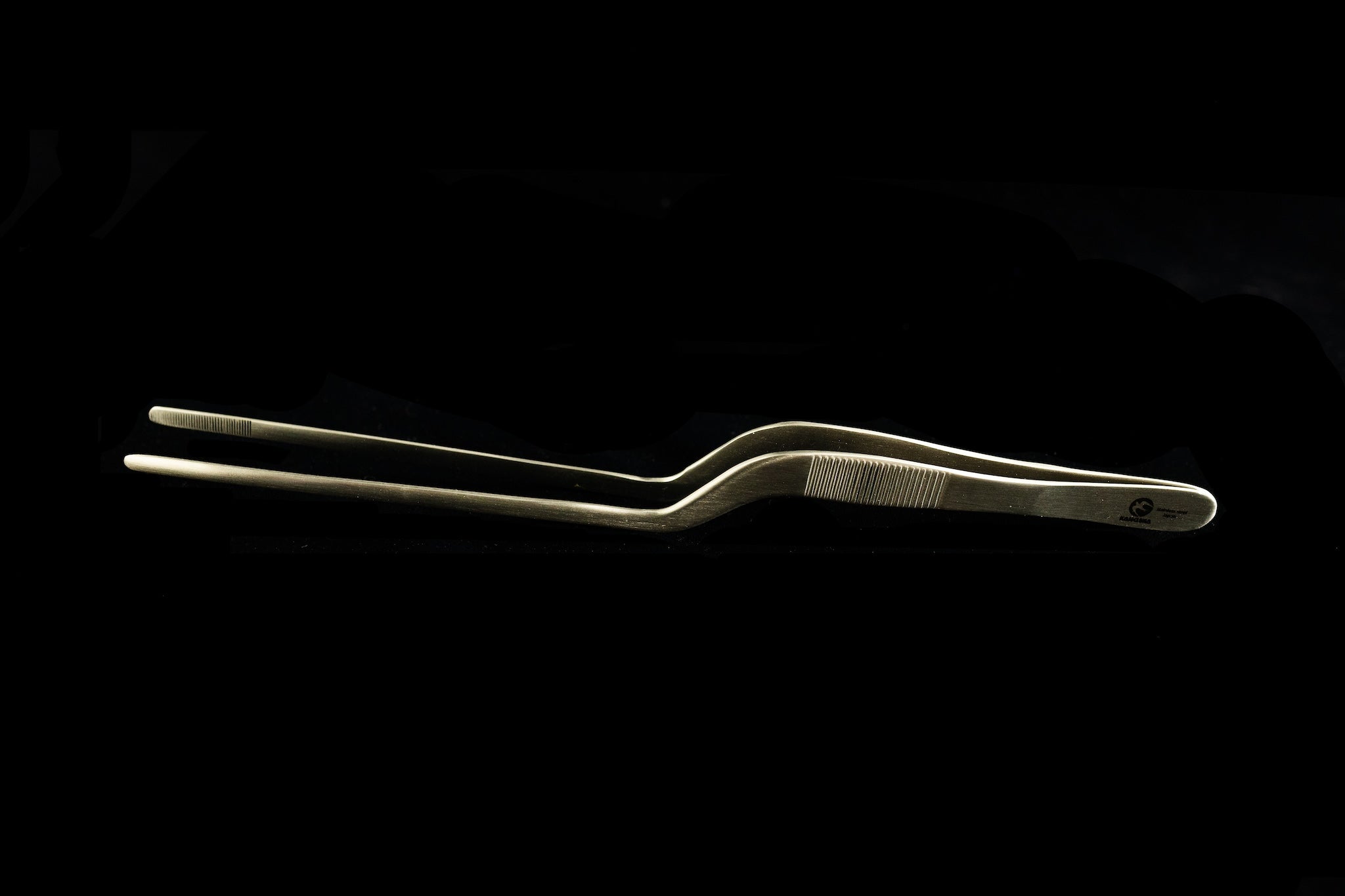 Offset Plating Tweezers - 240mm Stainless