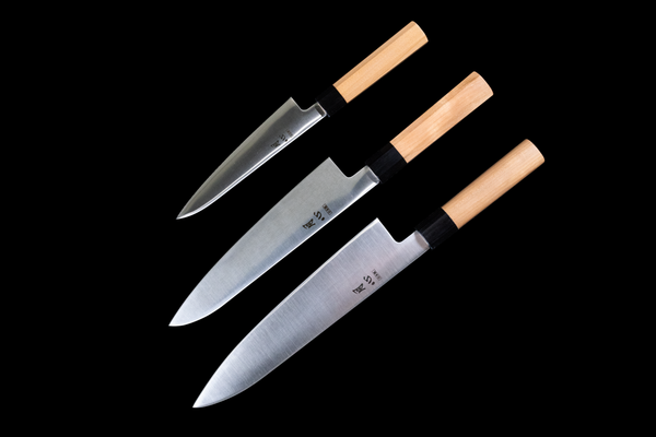 Gesshin Stainless Set (150mm, 210mm, and 240mm)