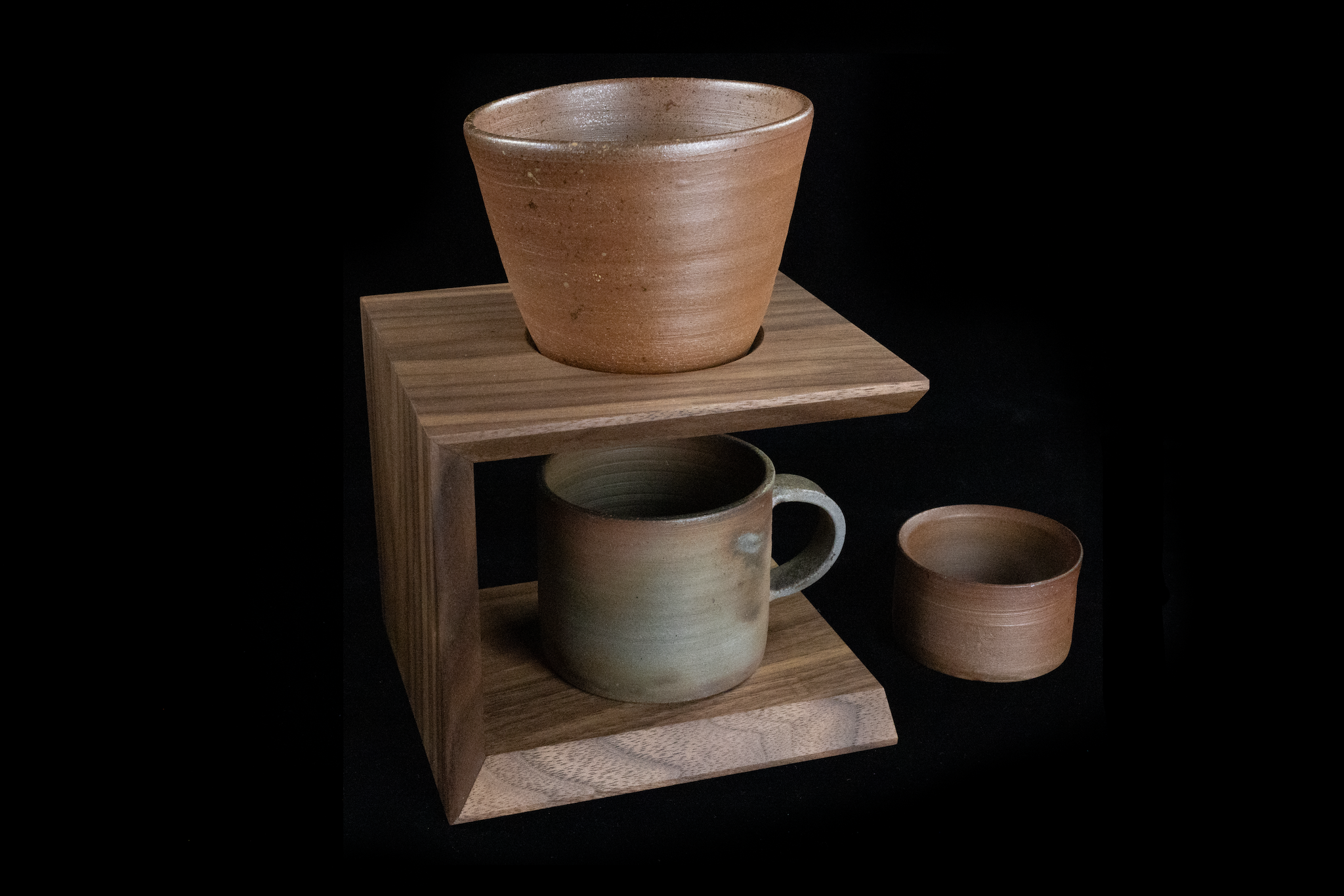 bizen pot 廃盤品 トルコ Bizen Coffee Pour Over Set - Japanese bizen pot 廃盤品 トルコ Bizen Coffee Pour Over Set - Japanese