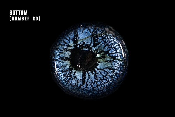 Silver Flake Long Glass (Michinoku Blue Color)