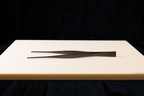 Straight Plating Tweezers - 300mm Stainless Black