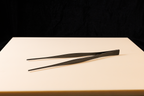 Straight Plating Tweezers - 300mm Stainless Black