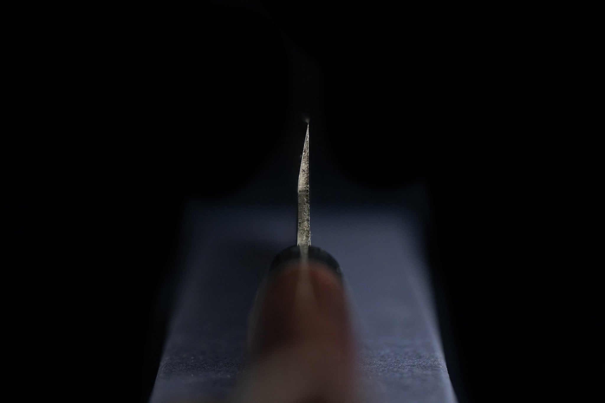 Gesshin Magomitsu 165mm Kurouchi Damascus Funayuki