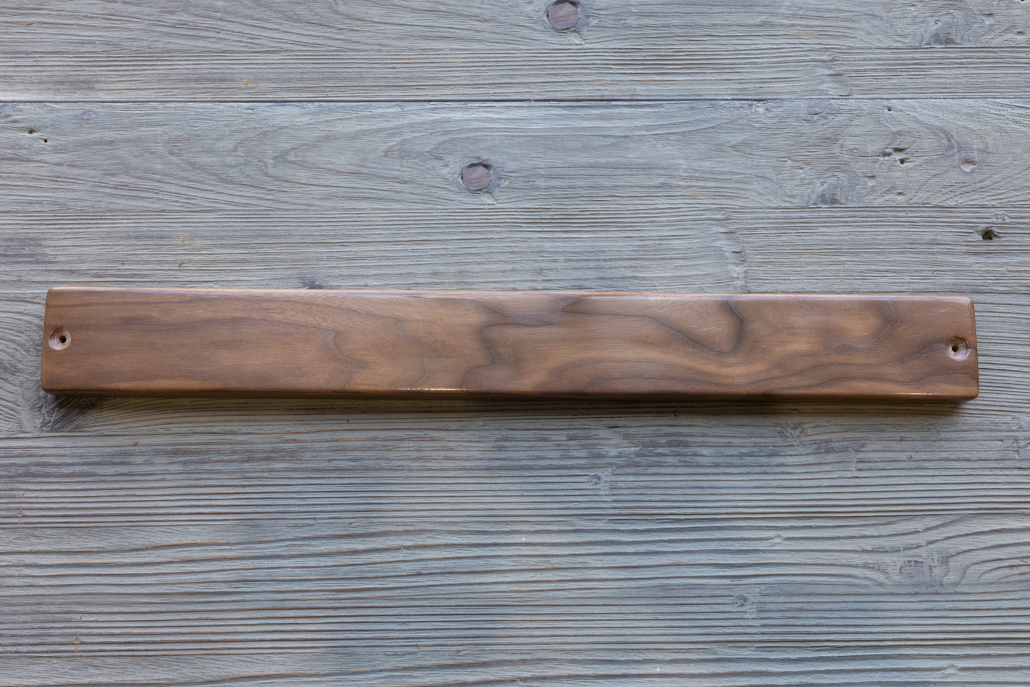 Magnetic Knife Strip: Walnut 24"