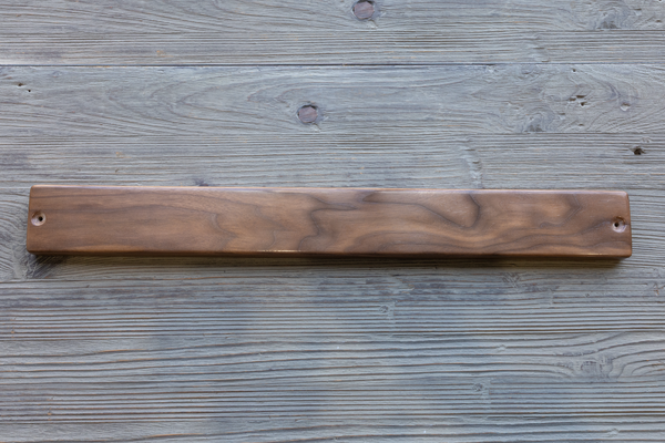 Magnetic Knife Strip: Walnut 24"