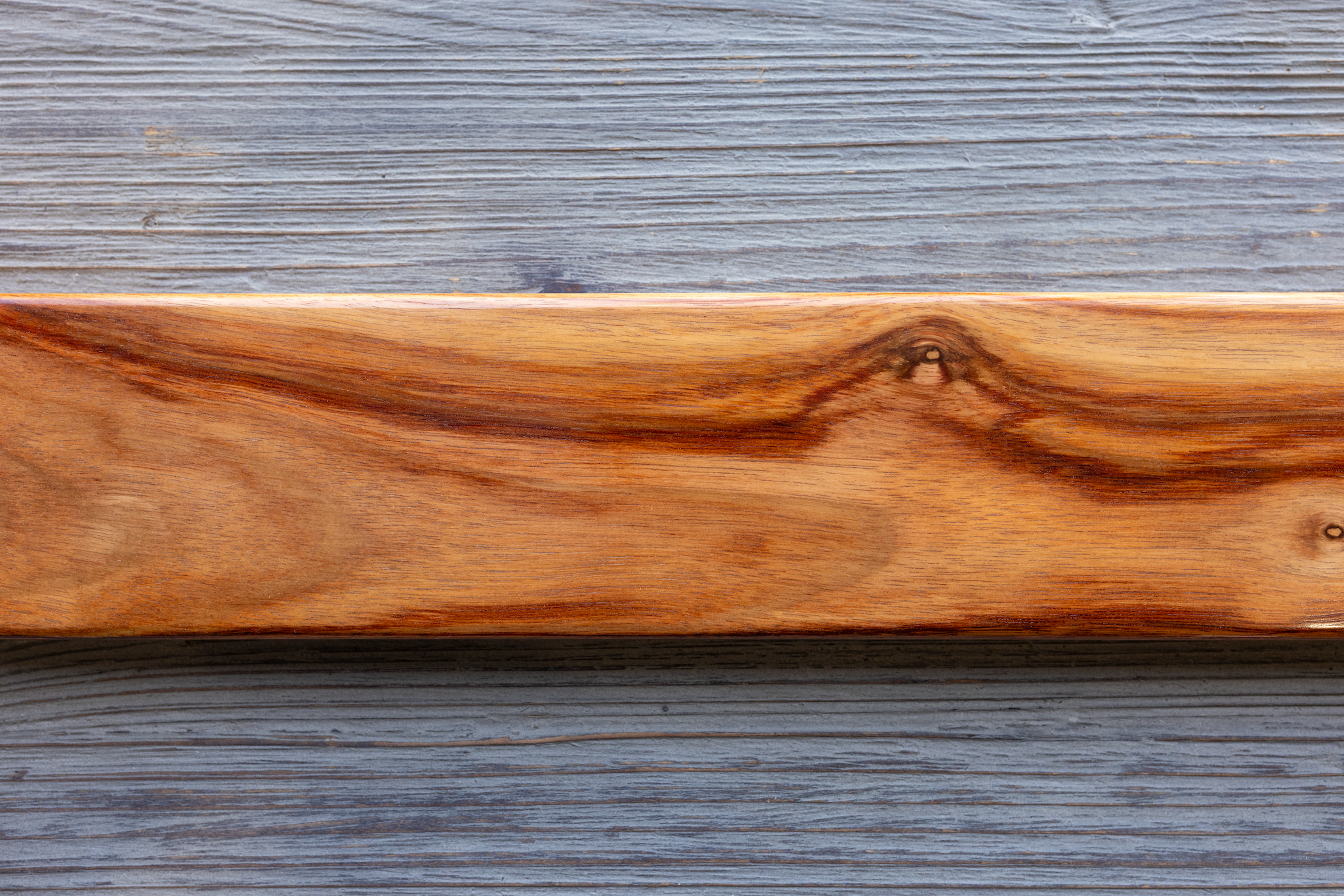 Magnetic Knife Strip: Canarywood 24" Model B