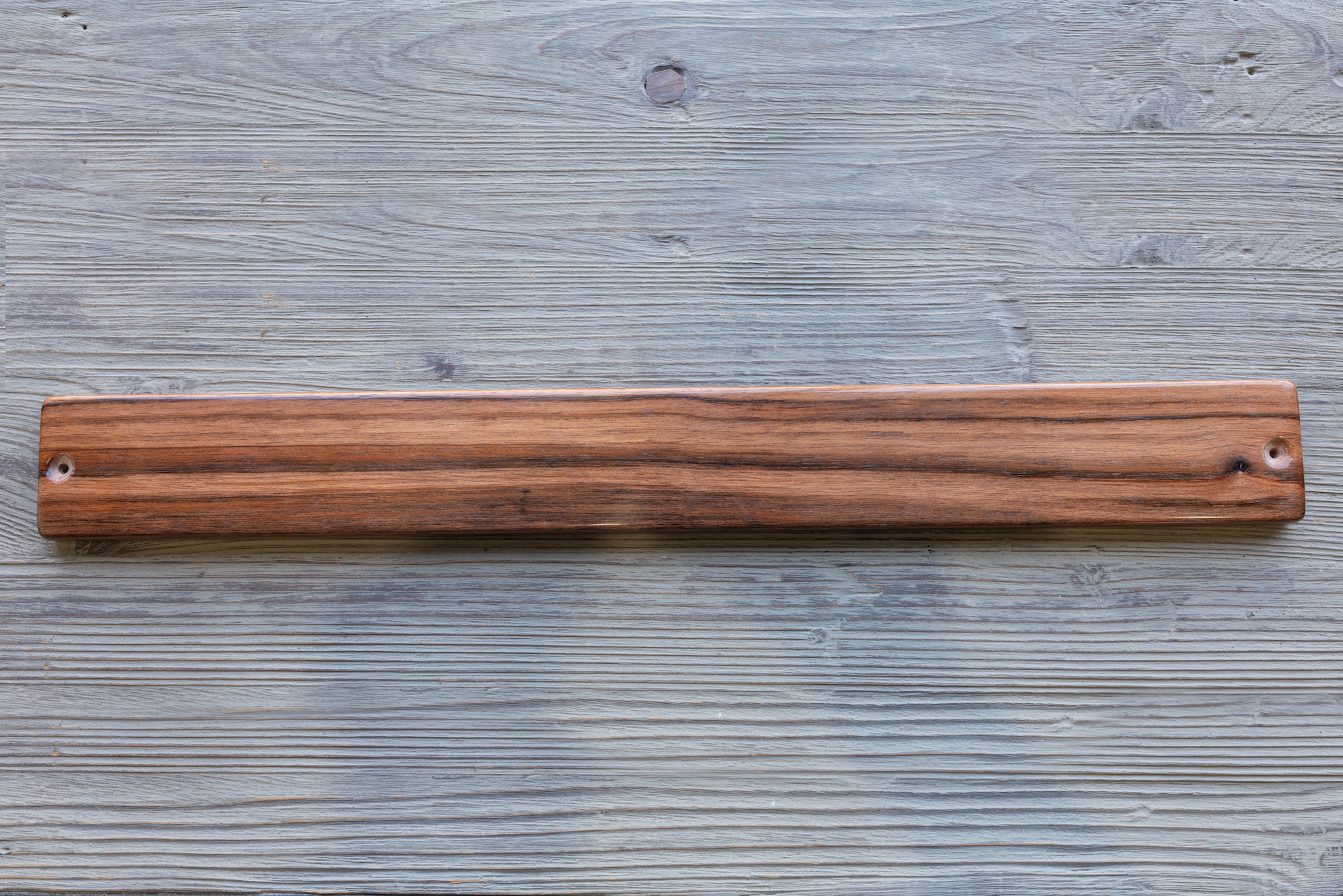Magnetic Knife Strip: Asian Striped Ebony 24"