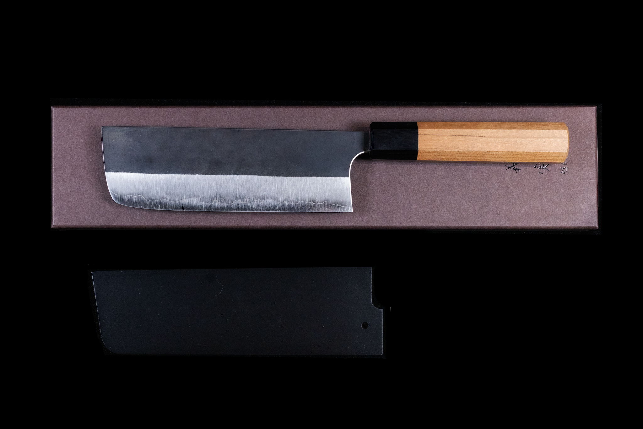 Yoshimi Echizen 165mm Stainless Clad Blue Super Kurouchi Nakiri