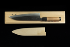 Tsukasa 240mm White Steel Unryu Kurouchi Damascus Wa-Gyuto