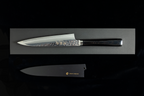 Tanganryu 150mm Hammered Damascus Petty (Micarta Handle)