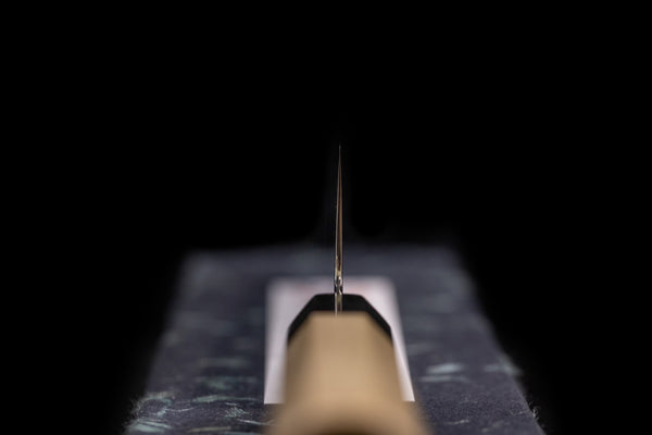 Gesshin Uraku 210mm AUS10 Damascus Kiritsuke Wa-Gyuto