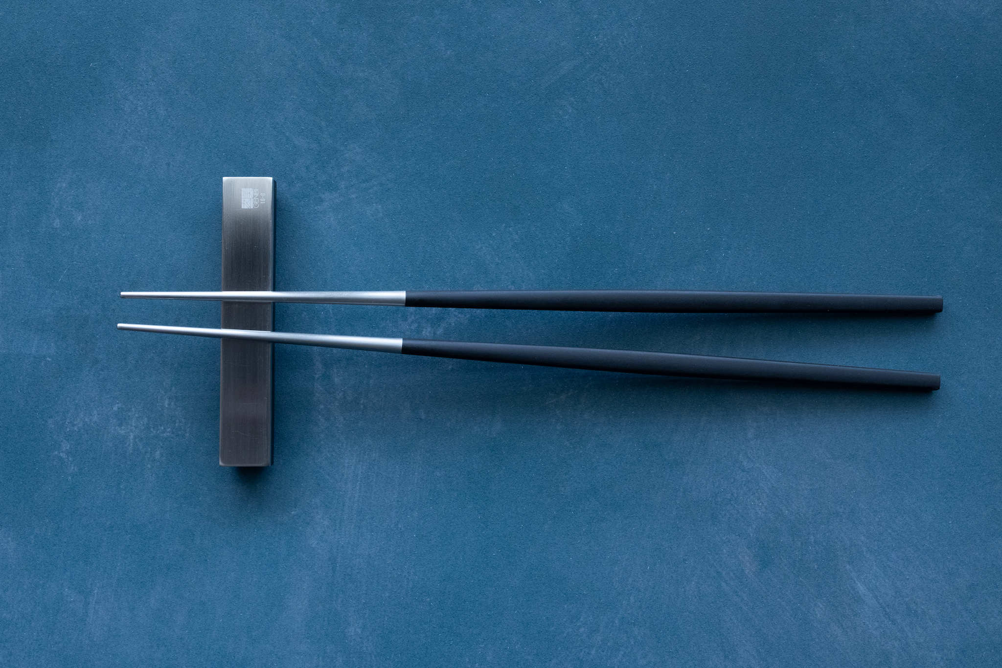Stainless Steel Tip Chopstick with Hashioki Set
