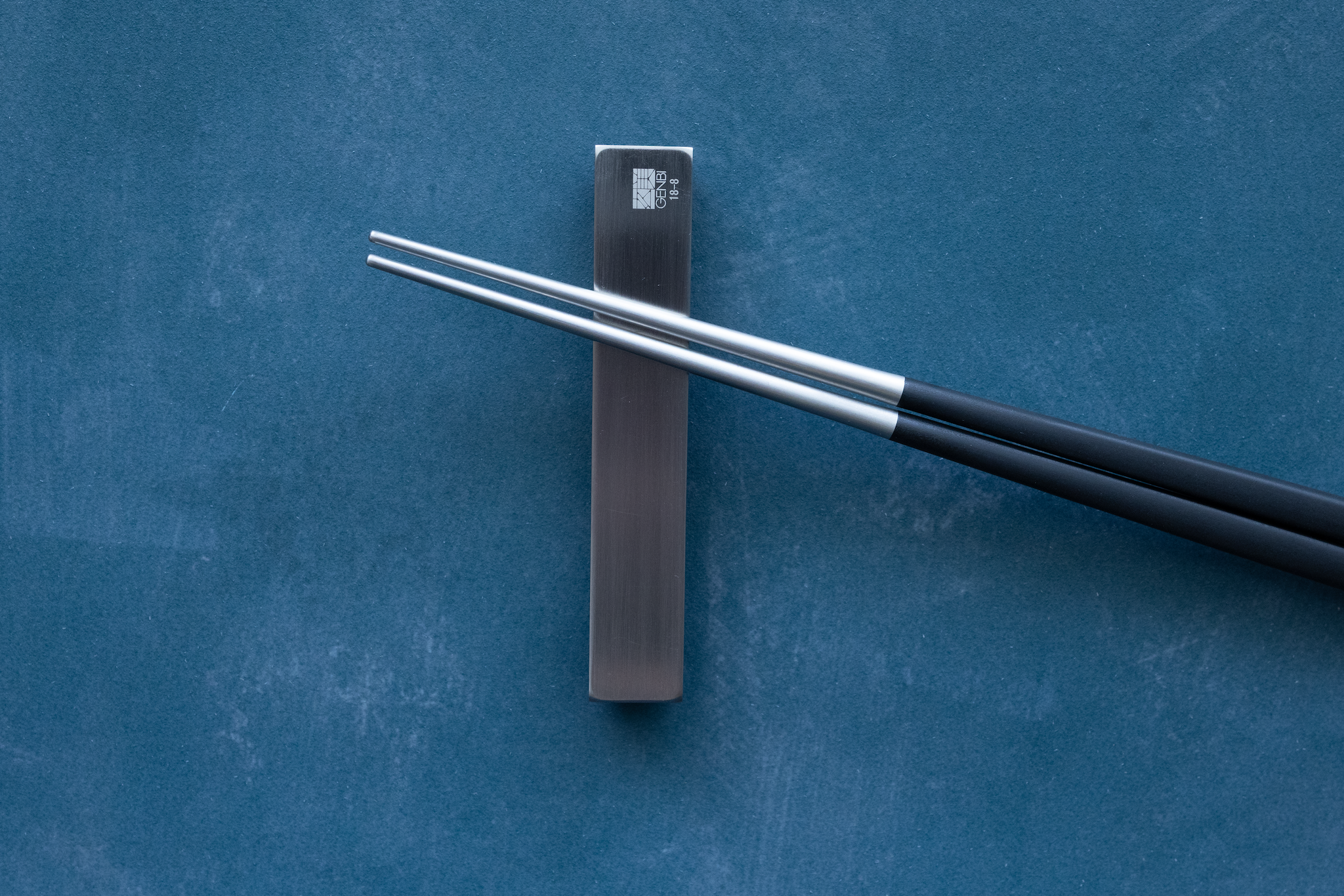 Stainless Steel Tip Chopstick with Hashioki Set