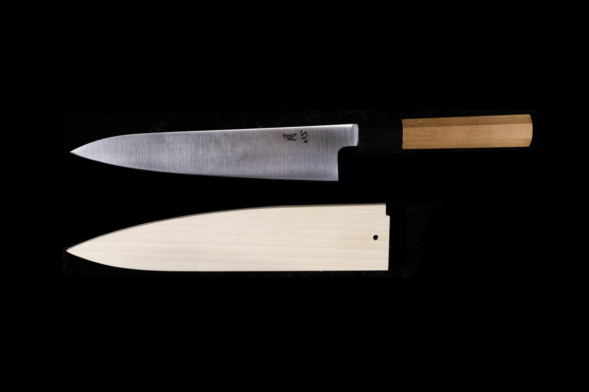 Gesshin Ginga 210mm Carbon Wa-Gyuto (Zelkova)