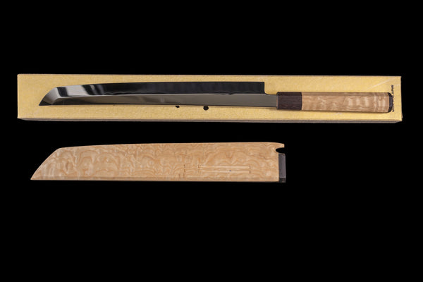 Gesshin Uraku Yoshikazu Ikeda 300mm White #2 Honyaki Sakimaru Takobiki