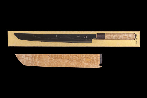 Gesshin Uraku Yoshikazu Ikeda 300mm White #2 Honyaki Sakimaru Takobiki