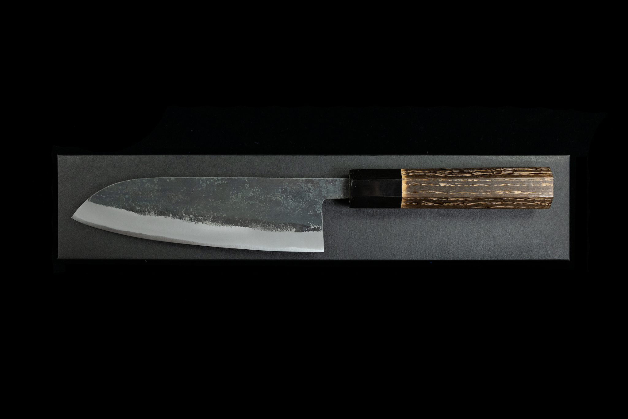 Toki 165mm White #2 Kurouchi Santoku