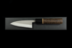 Toki 105mm Stainless Clad Blue #2 Nashiji Double Bevel Ajikiri