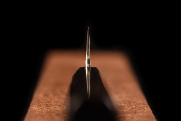 Gesshin Ittetsu 240mm White #2 Honyaki Wa-Sujihiki with Ebony Handle