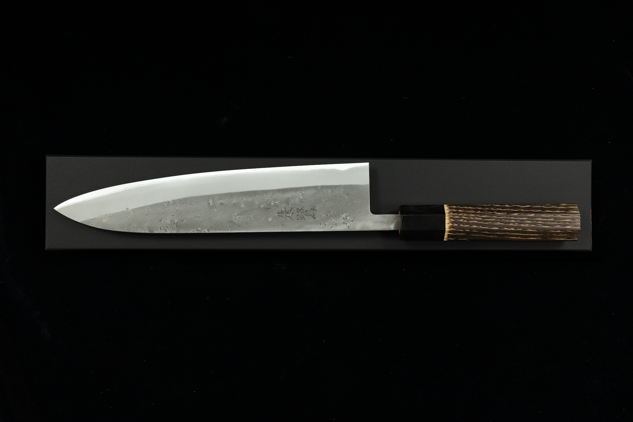 Toki 240mm Stainless Clad Blue #2 Nashiji Wa-Gyuto