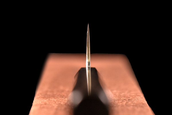 Gesshin Ittetsu 210mm White #2 Honyaki Wa-Gyuto with Ebony Handle