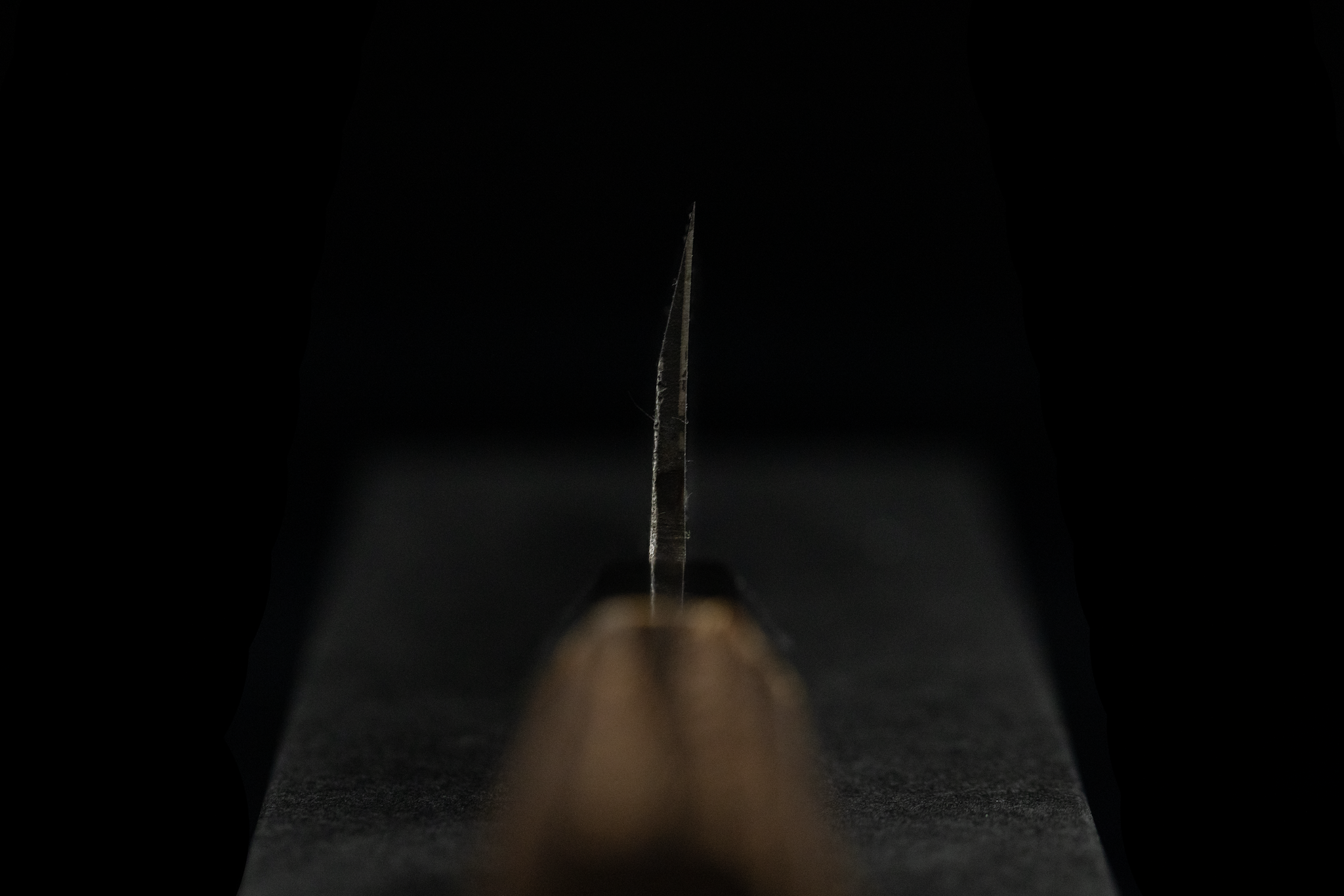 Toki 120mm White #2 Kurouchi Single Bevel Ajikiri
