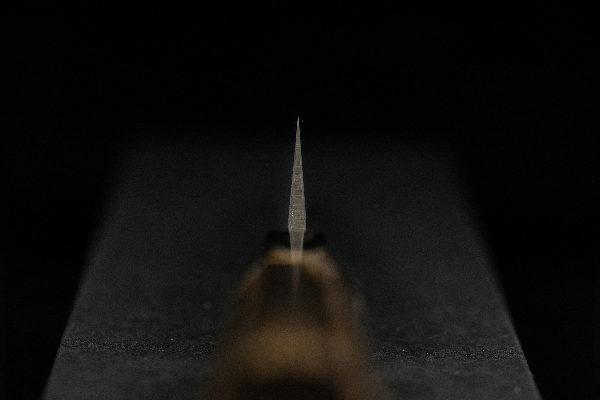 Toki 135mm Stainless Clad Blue #2 Nashiji Wa-Petty