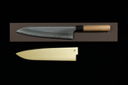 Yoshimi Echizen 240mm Stainless Clad White #2 Migaki Wa-Gyuto