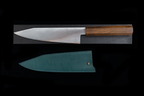 Jun 210mm Stainless Kiritsuke Wa-Gyuto with Borneo Ironwood Handle