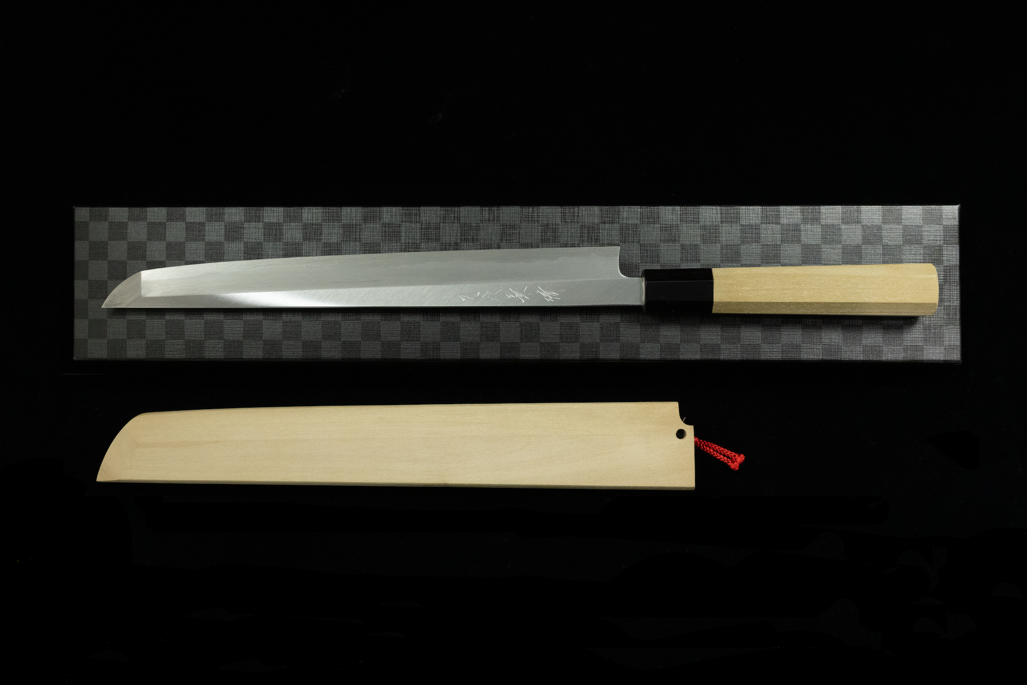 Gesshin Kagekiyo 270mm White #2 Shinogi-Ari Sakimaru Takobiki