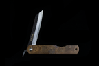 Kurouchi Folding Knife - Copper Patina Handle