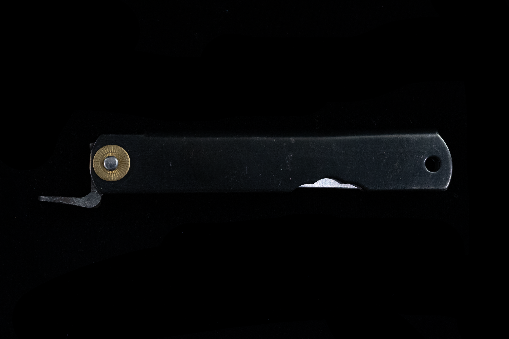 Kensaki Folding Knife - Black Handle