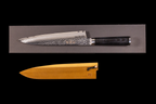 Tanganryu 240mm Hammered Damascus Gyuto (Micarta Handle)