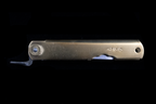 Special Forged Folding Knife - Brass Handle